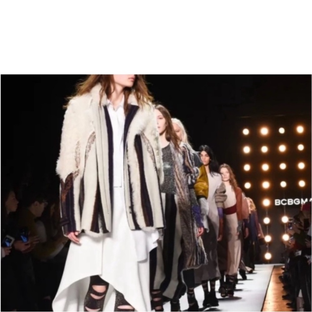 NEW RUNWAY* Bcbgmaxazria Runway The Monaco Real fur vest* Runs one size S-M-L - Picture 5 of 11